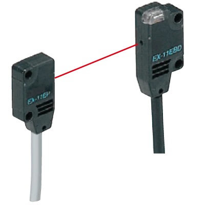 PANASONIC INDUSTRY 松下 EX-11EA 超薄对射光电传感器